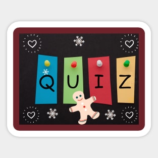 Quiz stickers Sticker